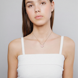 Clover Charm Necklace – Rose Gold