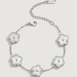 Plum Blossom Bracelet – Silver