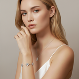 Plum Blossom Bracelet – Silver