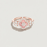 Clover Charm Ring - Rose Gold